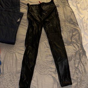 Spanx faux leather leggings